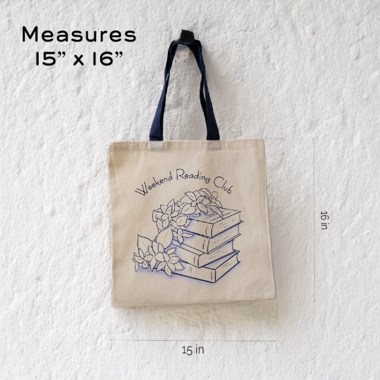 Personalized Tote Bag: Weekend Reading Club | The Artful Astronaut