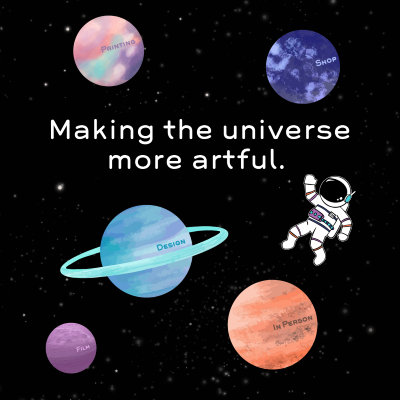 The Artful Astronaut: Painting, Design, In-Person, Film, Shop