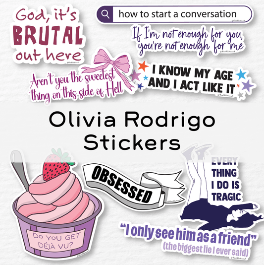 Olivia Rodrigo Stickers