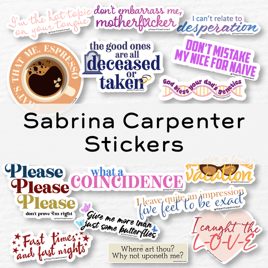 Sabrina Carpenter Stickers