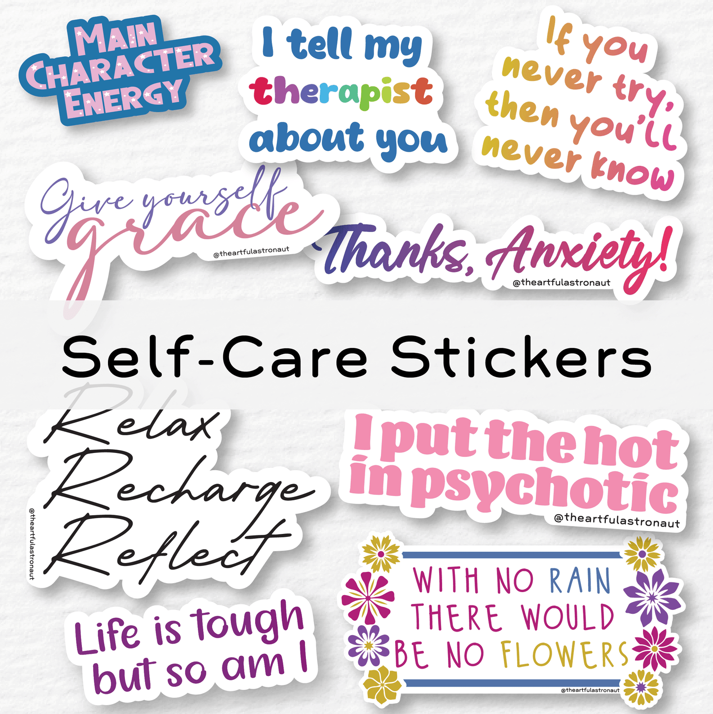 Self-Care Sticker Set