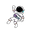 The Artful Astronaut: Unique Art and Creative Services logo
