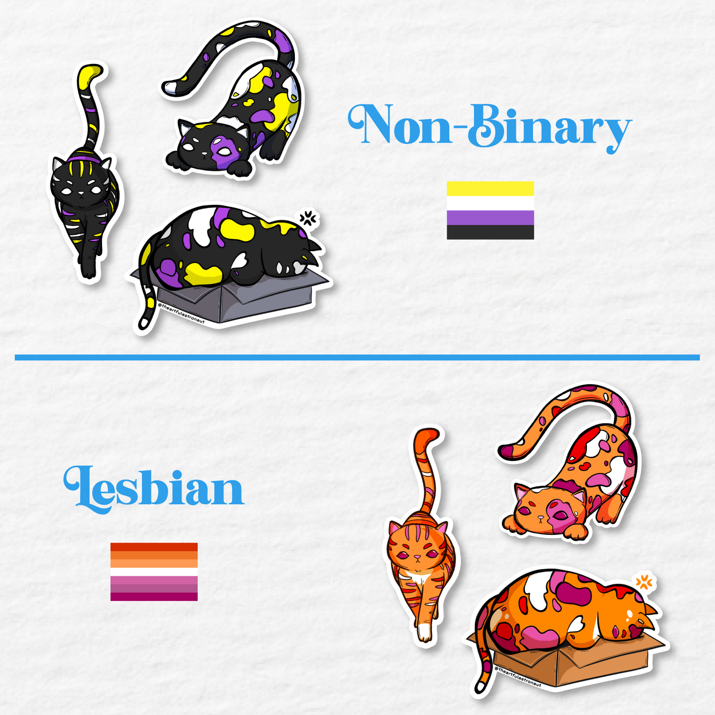 Cat Pride Stickers