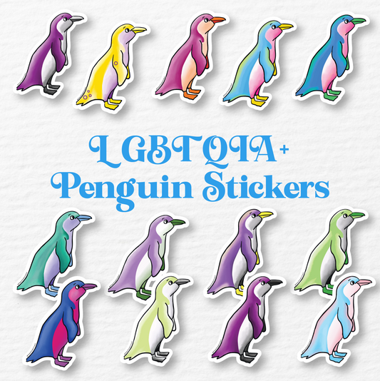 Penguin Pride Sticker Set