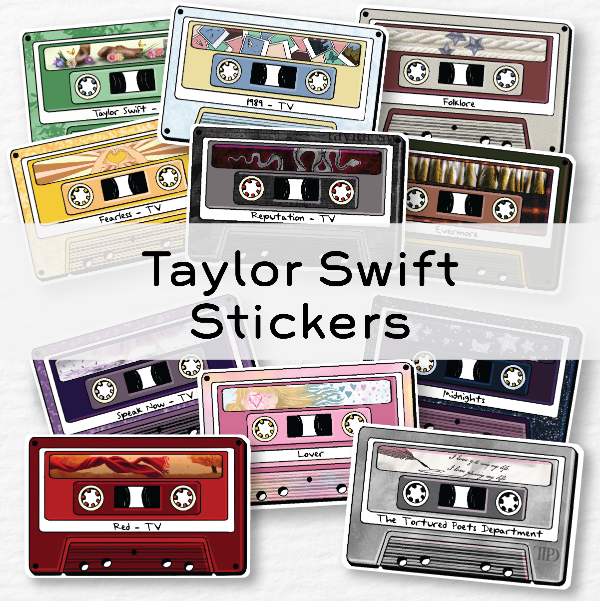 Taylor Swift Era's Tour: Retro Stickers – The Artful Astronaut LLC