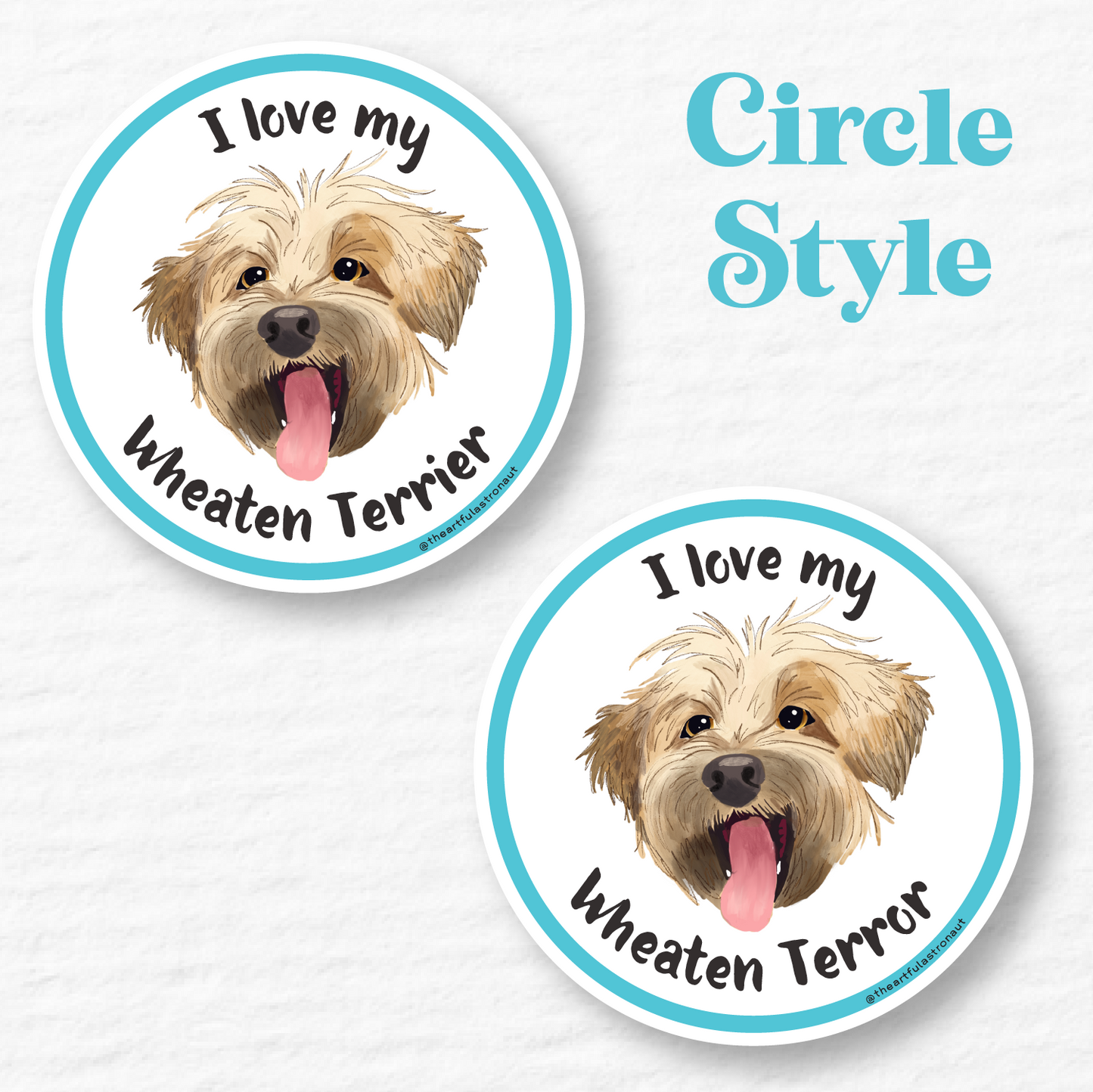 Wheaten Terrier Sticker