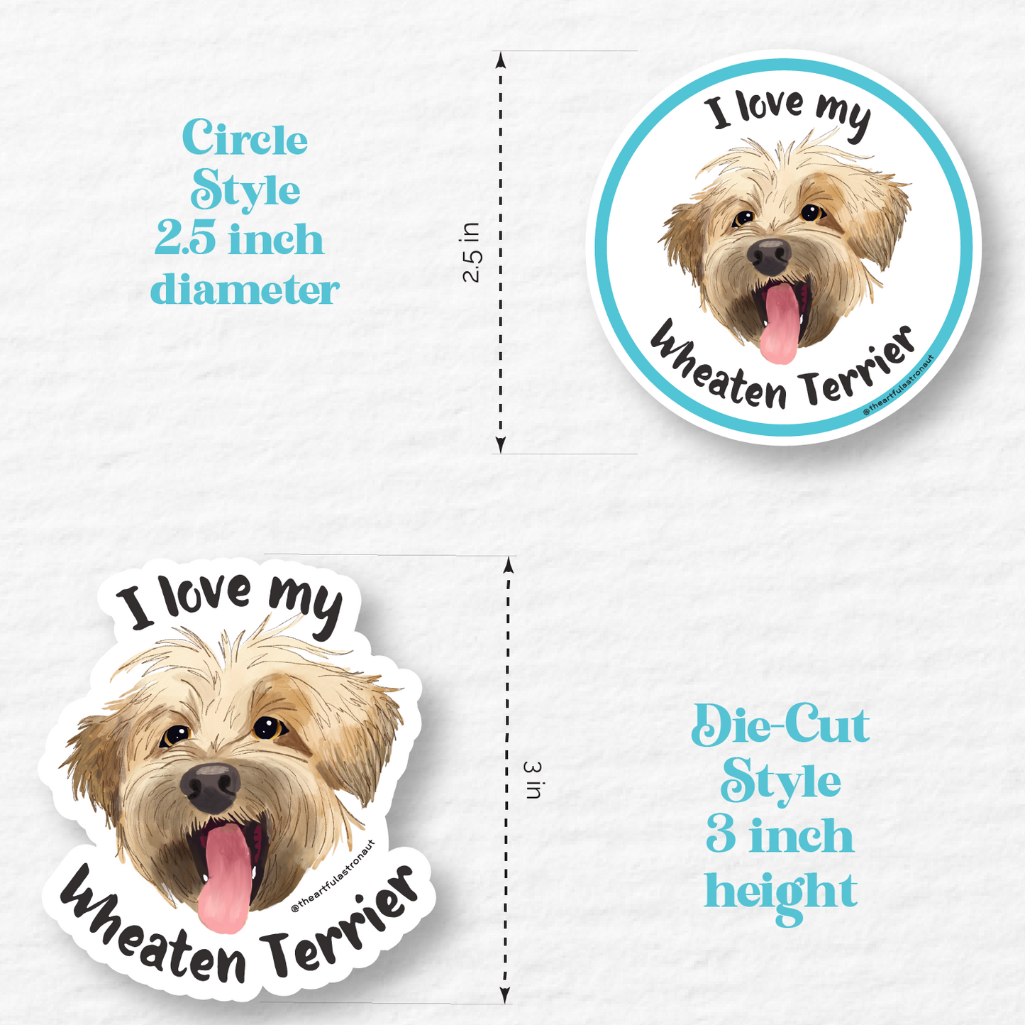 Wheaten Terrier Sticker