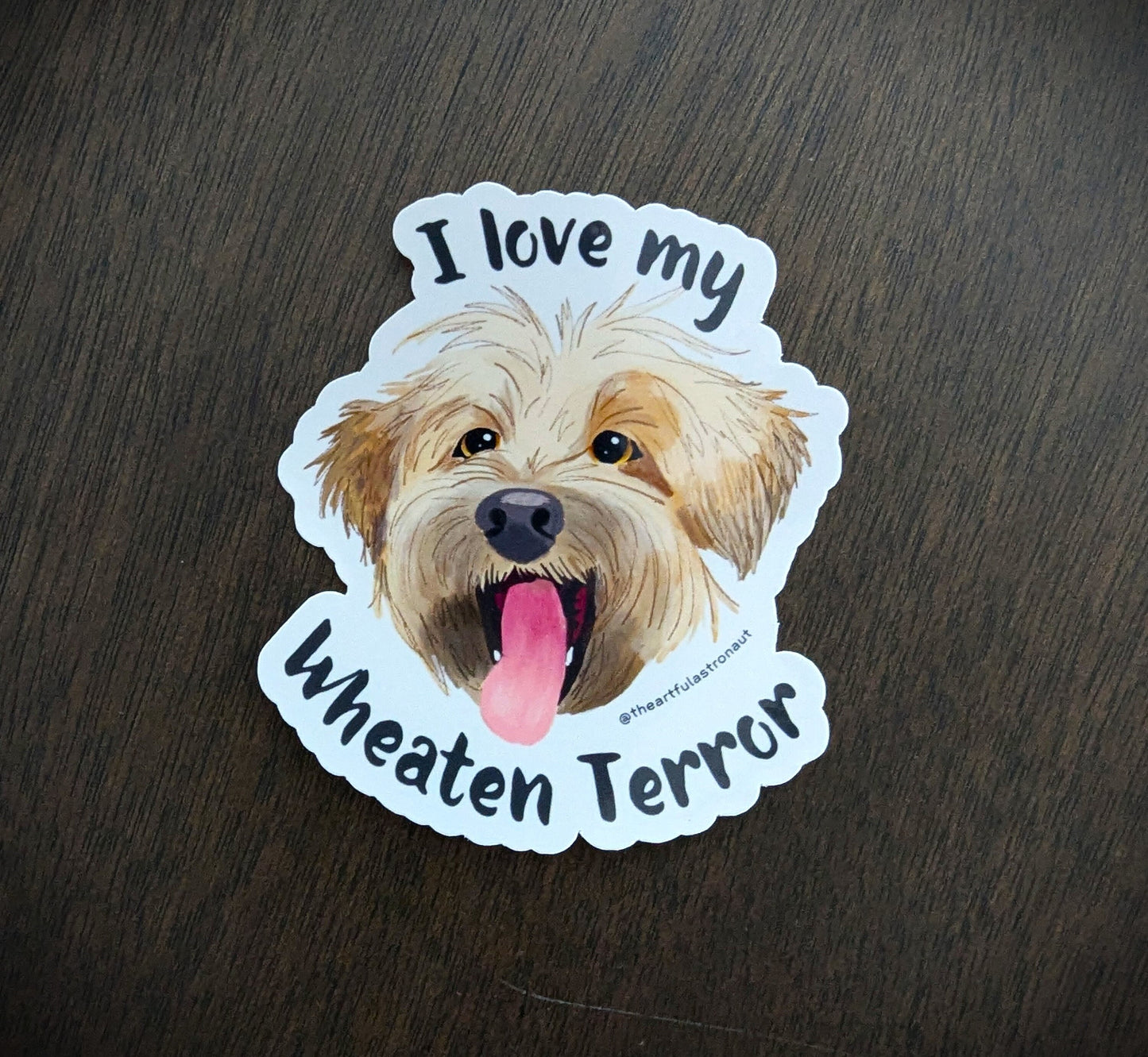 Wheaten Terrier Sticker