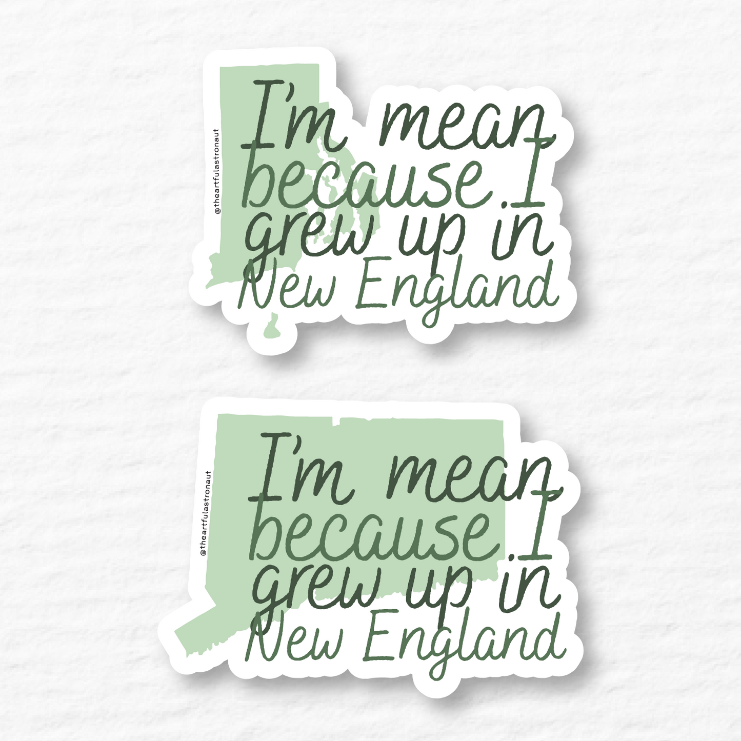 Noah Kahan New England Stickers