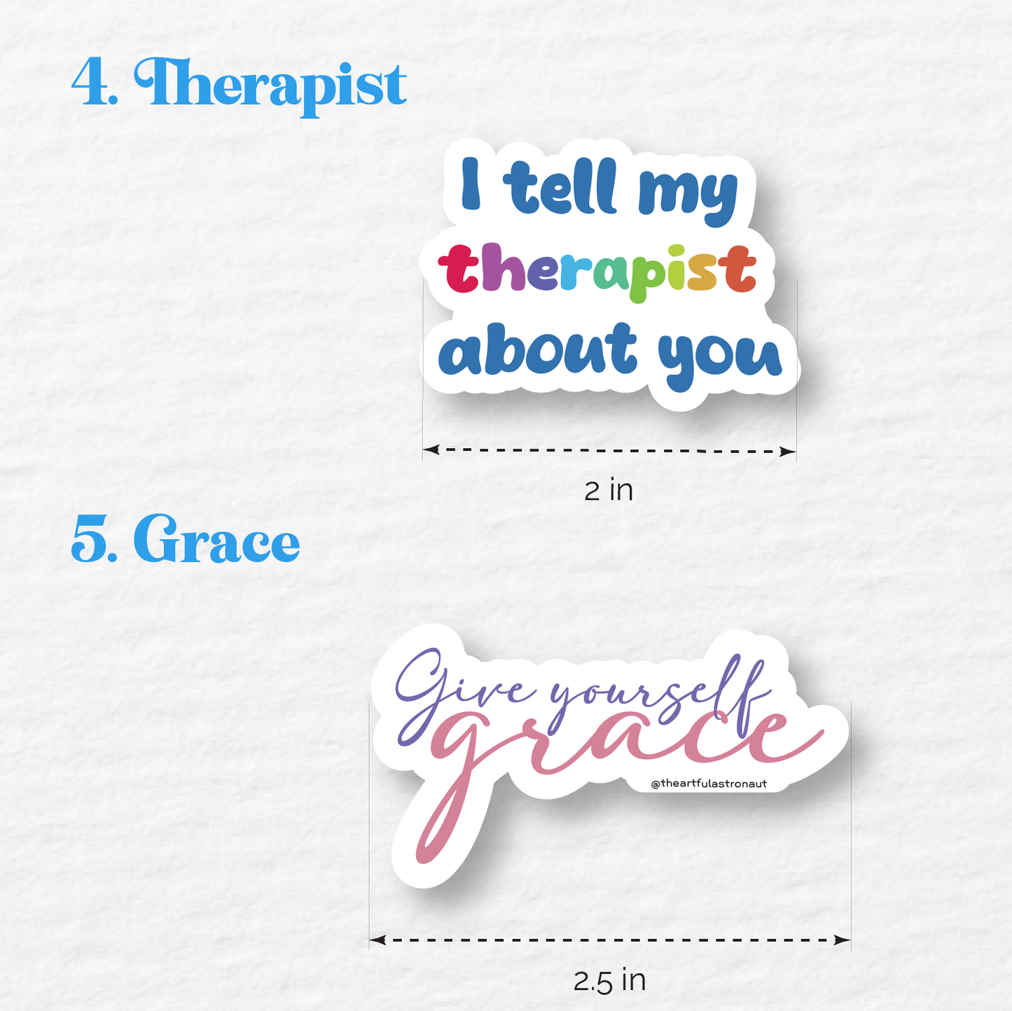 Self-Care Stickers