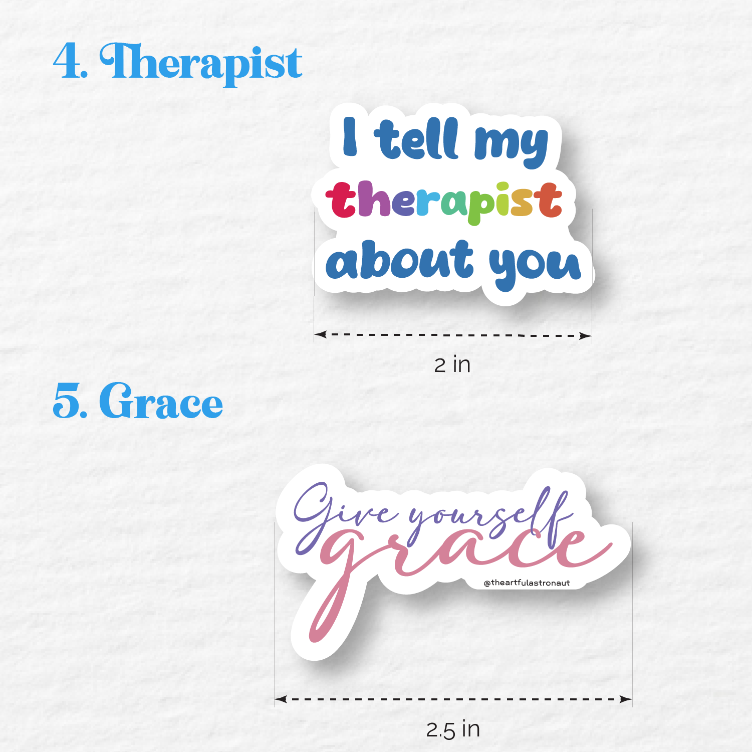 Self-Care Stickers