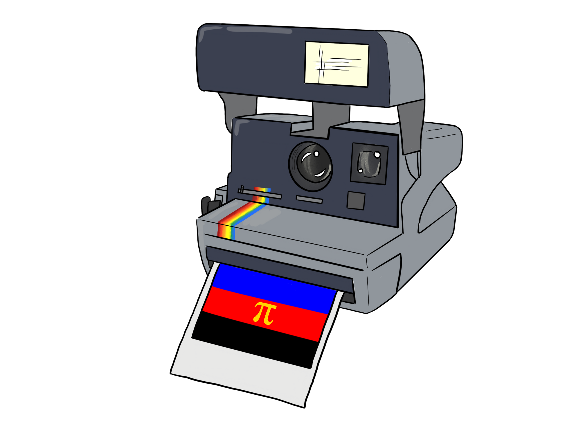 Polaroid Pride Sticker