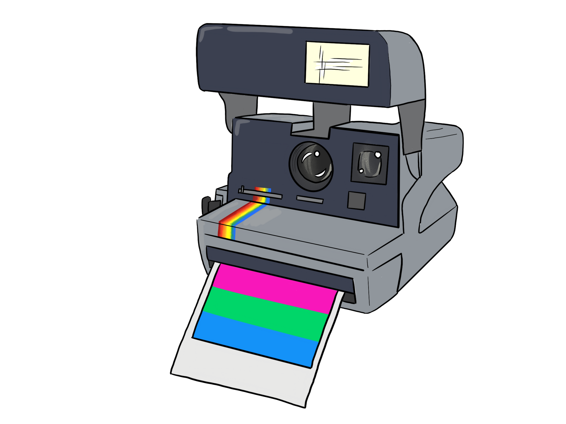 Polaroid Pride Sticker