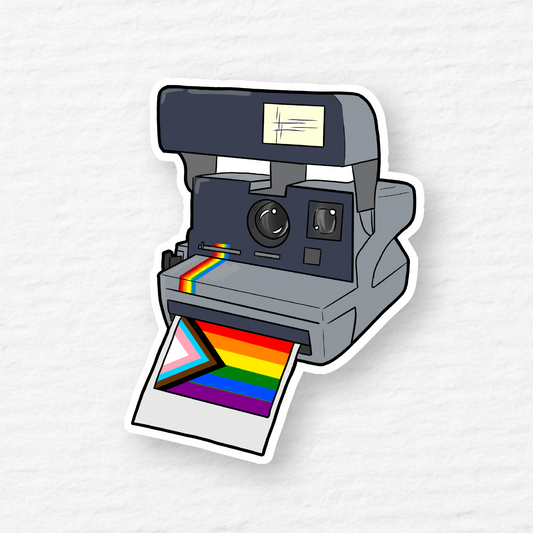 Polaroid Pride Sticker