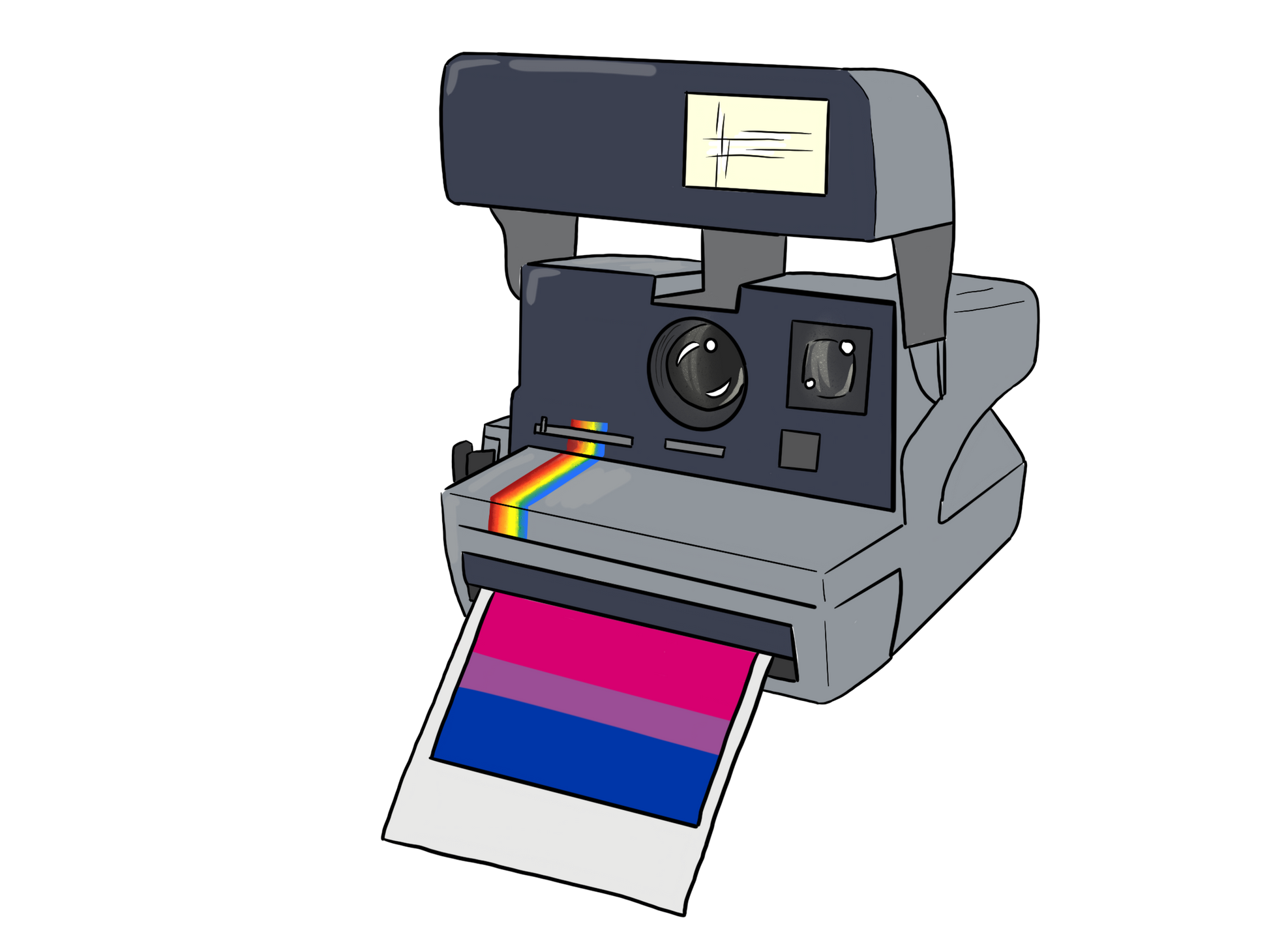 Polaroid Pride Sticker