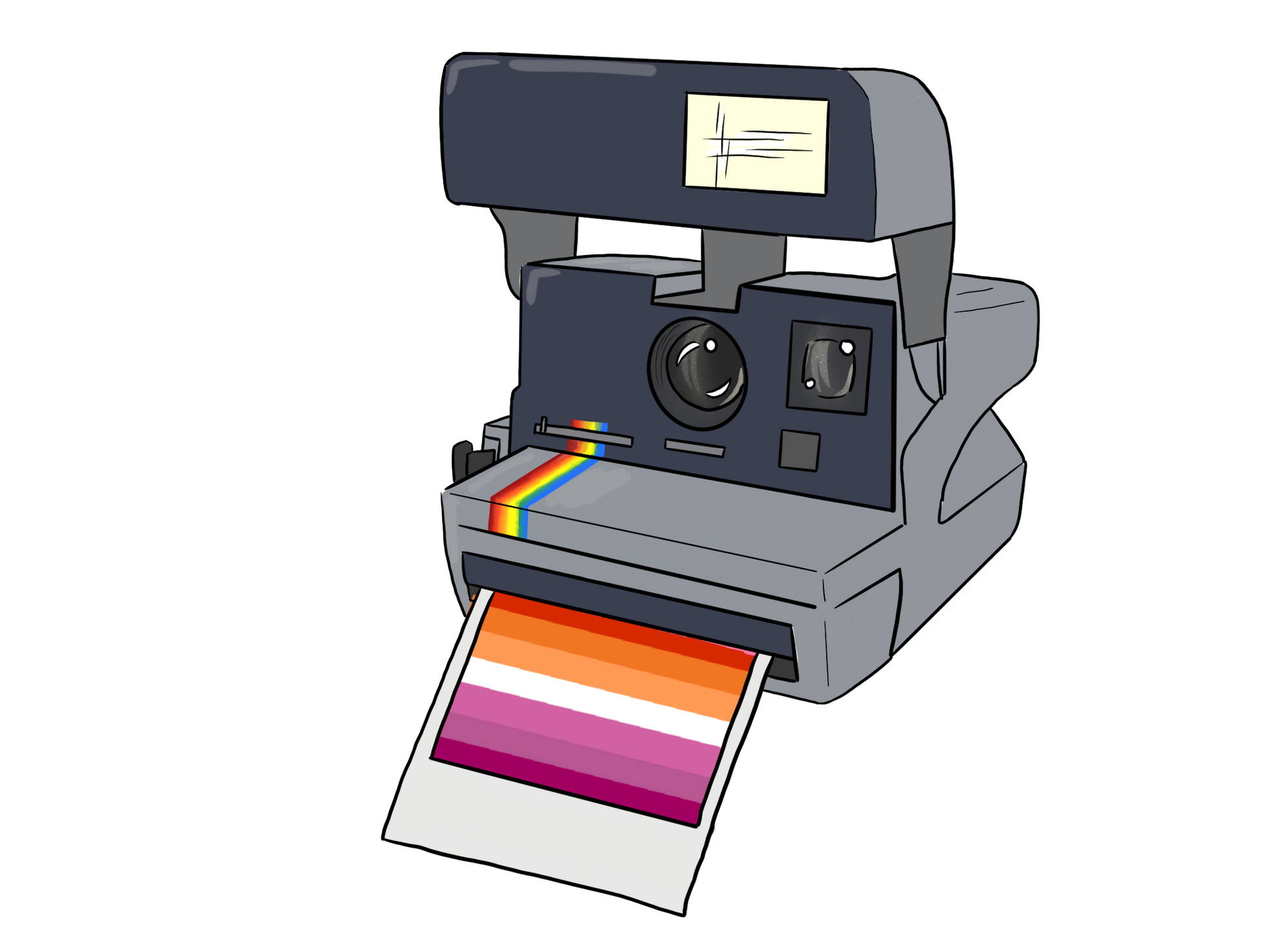 Polaroid Pride Sticker