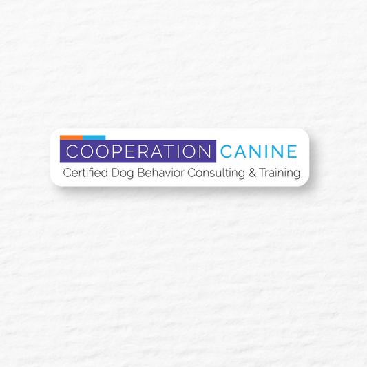 Cooperation Canine Logo Sticker